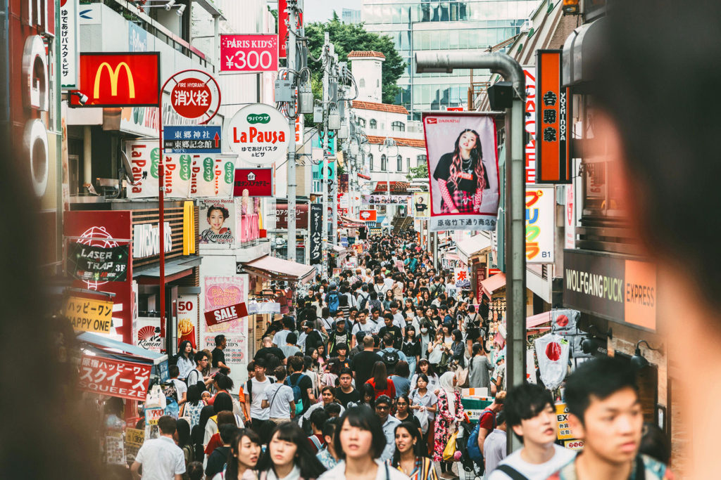 Takeshita crowded street