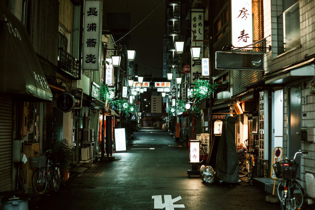 Tokyo Street Night Alley