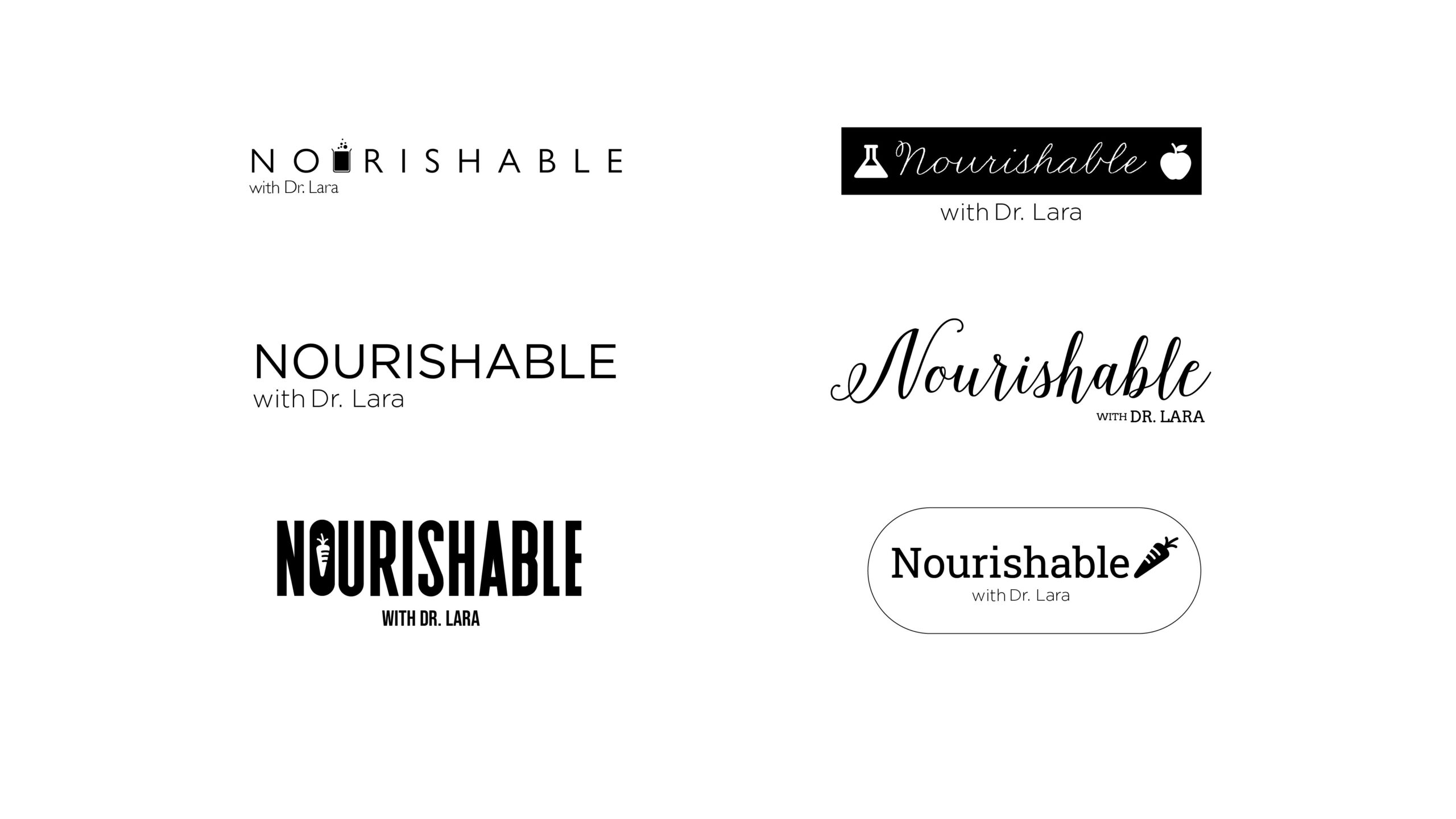 Nourishable - Initial Logo Ideas